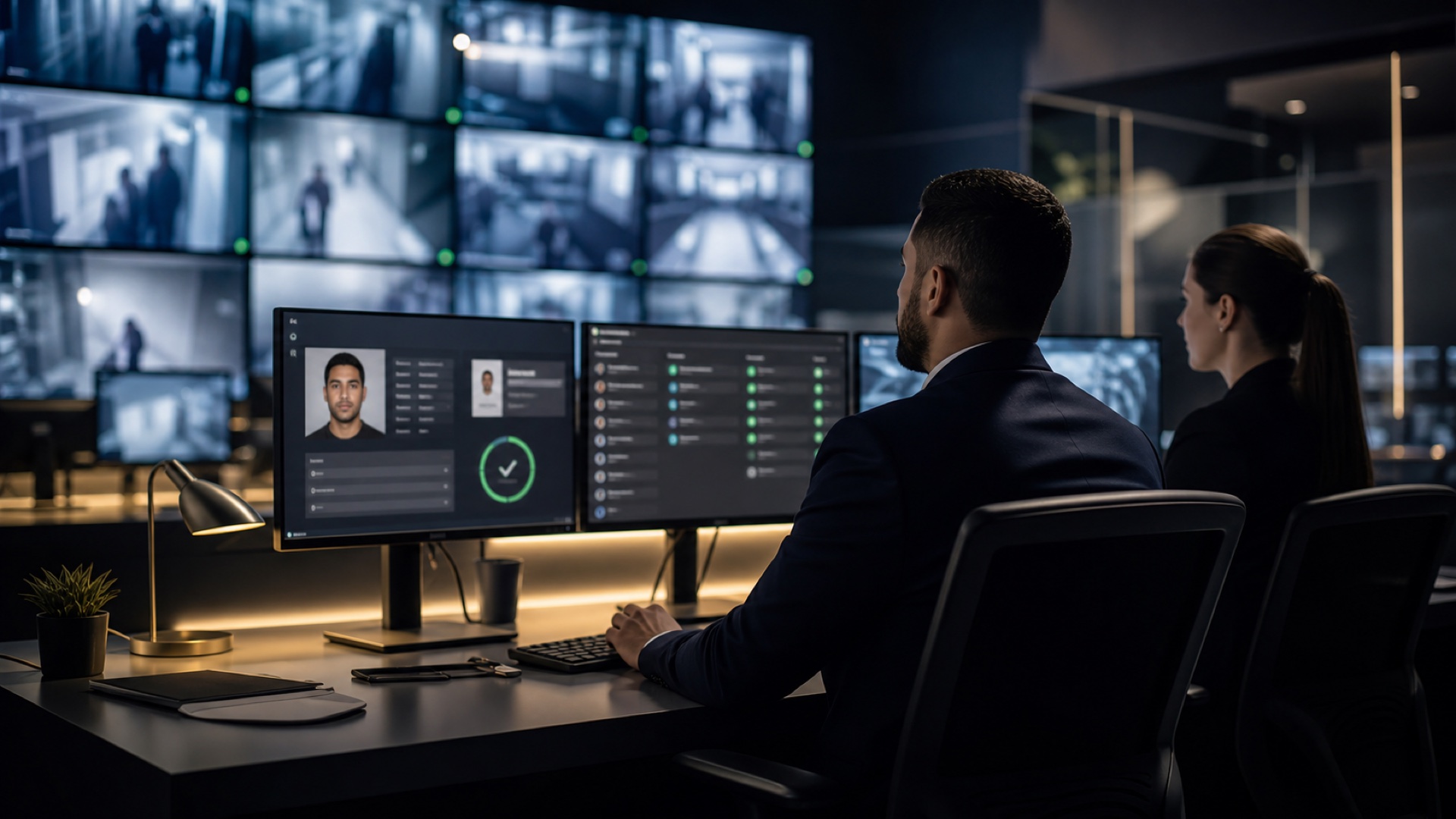 Security monitoring room